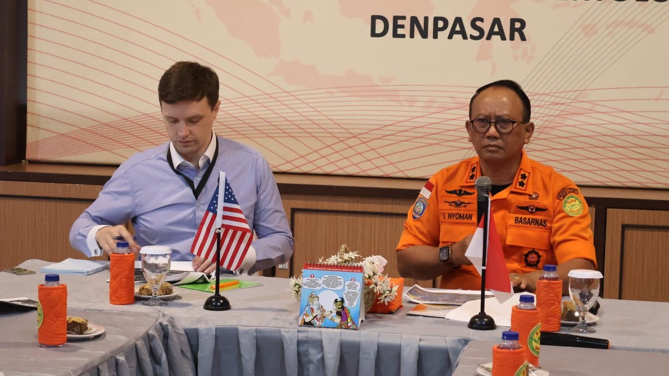 KONSULAT AMERIKA SERIKAT KUNJUNGI BASARNAS BALI, BAHAS PENANGANAN DARURAT DAN KERJA SAMA BIDANG SAR